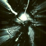 Abstract, Dark Green Alien Structure